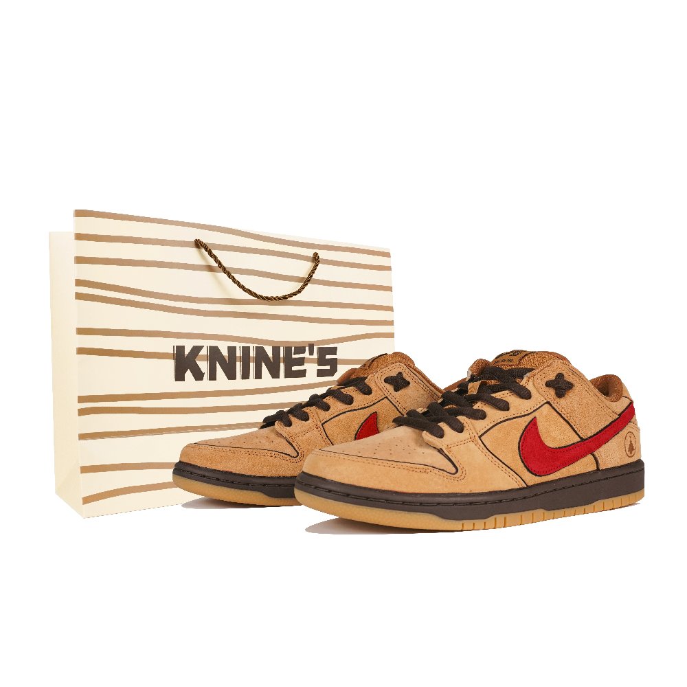 Nike Dunk SB Kuji Low-Top Casual Skateboard Shoes Unisex Brown Red