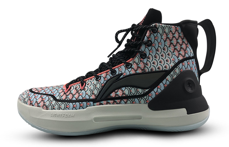 LiNing YuShuai 13 Slip Resistant Abrasion Resistant High top Basketball Shoes Men's Dragon Scales