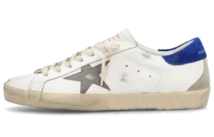 Golden Goose Super Star White Snake Blue