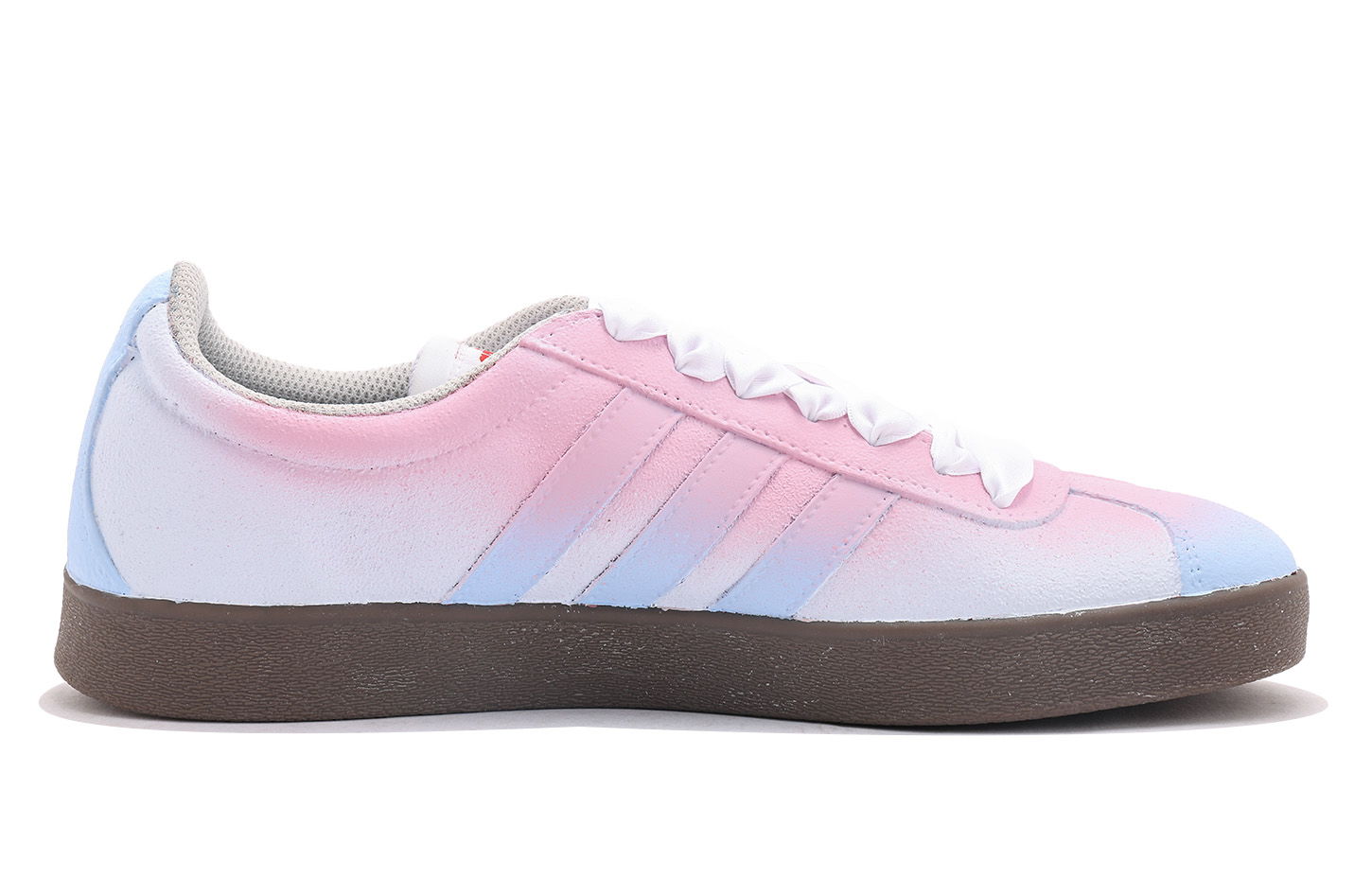 Adidas VL COURT 2.0 Abrasion Resistant Low Top Skateboard Shoes Unisex Pink Blue купить в интернет-магазине Yoocart с быстрой доставкой по России.