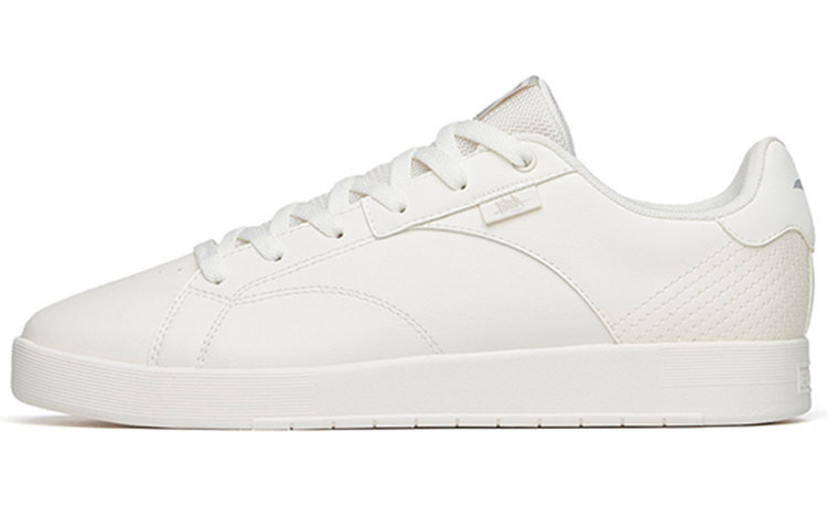 Anta Wear-Resistant Low-Top Skateboard Shoes Men's White