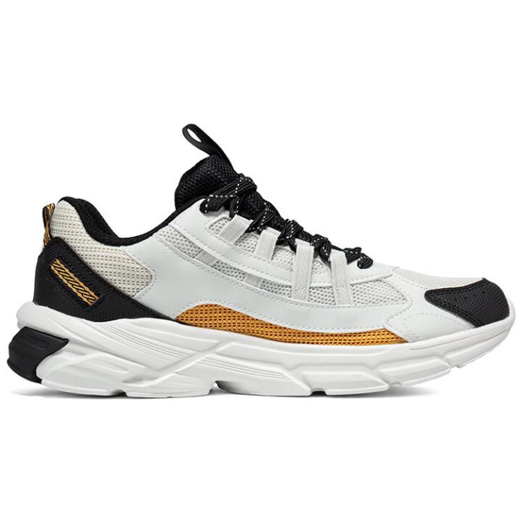 361° Wear-Resistant Support Slip-Resistant Low-Top Chunky Sneakers Men's White Black купить в интернет-магазине Yoocart с быстрой доставкой по России.