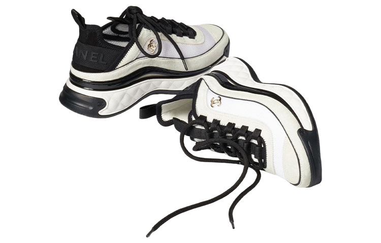 CHANEL Suede Trainer White Black Women's купить в интернет-магазине Yoocart с быстрой доставкой по России.