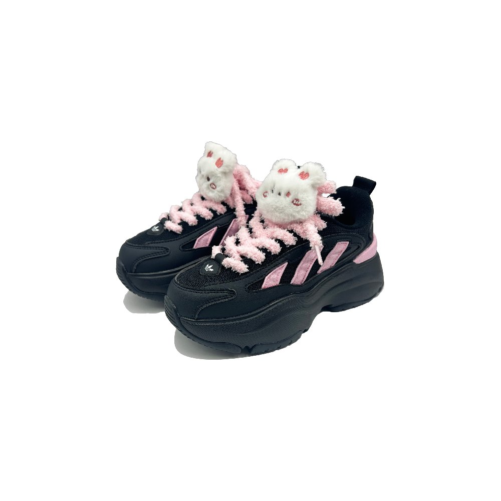 Adidas Originals OZGAIA Casual Shoes Women's Low-Top Black/Pink