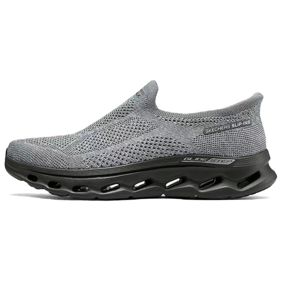 Skechers MEN'S GO WALK Anti-Slip Wear-Resistant Low-Top Casual Shoes Men's Gray