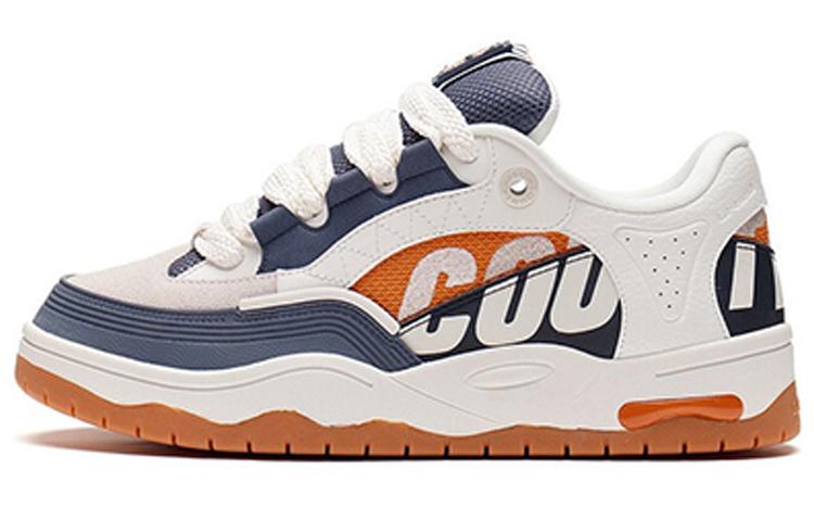 LiNing CF Tracing Anti Slip Wear Resistant Low Top Sports Casual Shoes Men's Gray White