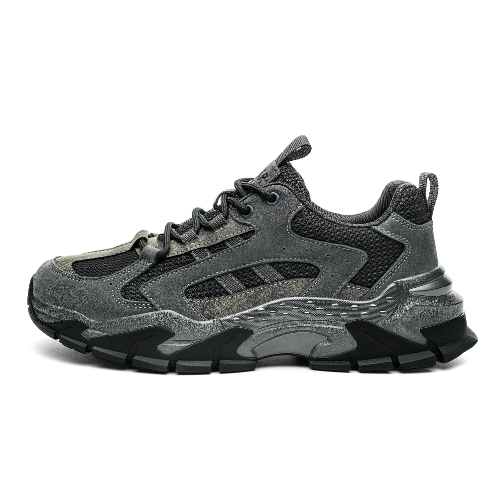 JEEP SPIRIT Low Top Chunky Sneakers Men's Ancient City Gray