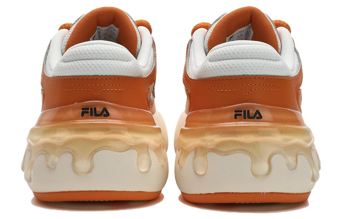 FILA CARROT 1 Carrot Shoes Cushioning, Wear Resistant Low top Skateboard Shoes Women's Orange White купить в интернет-магазине Yoocart с быстрой доставкой по России.