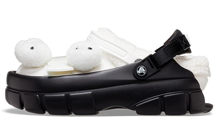 SANKUANZ x Crocs Classic Clog Beach Sandals Unisex Black White