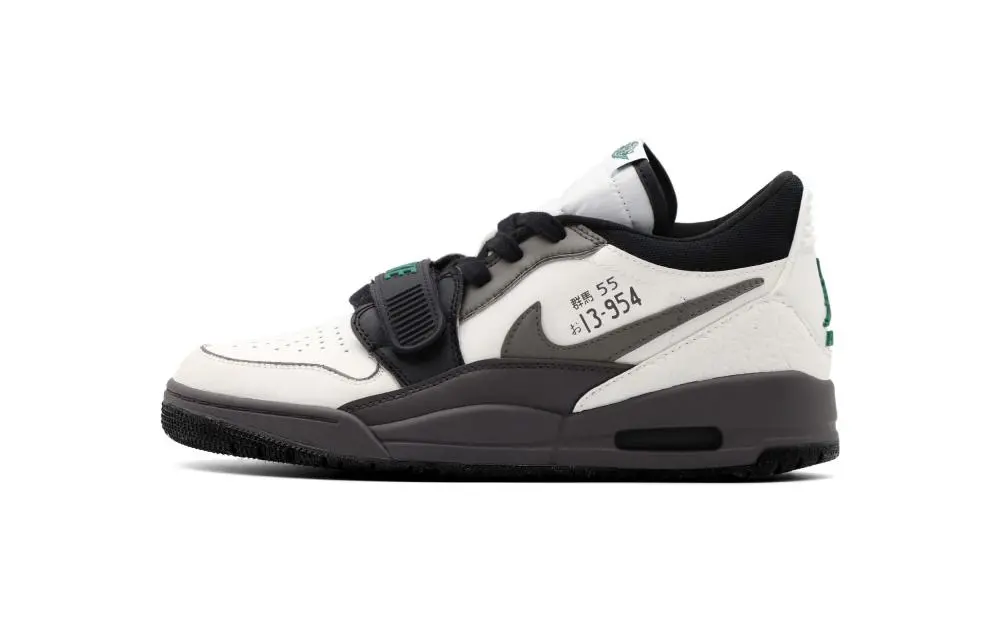 Jordan Legacy 312 Vintage Basketball Shoes Men's Low top Black/White