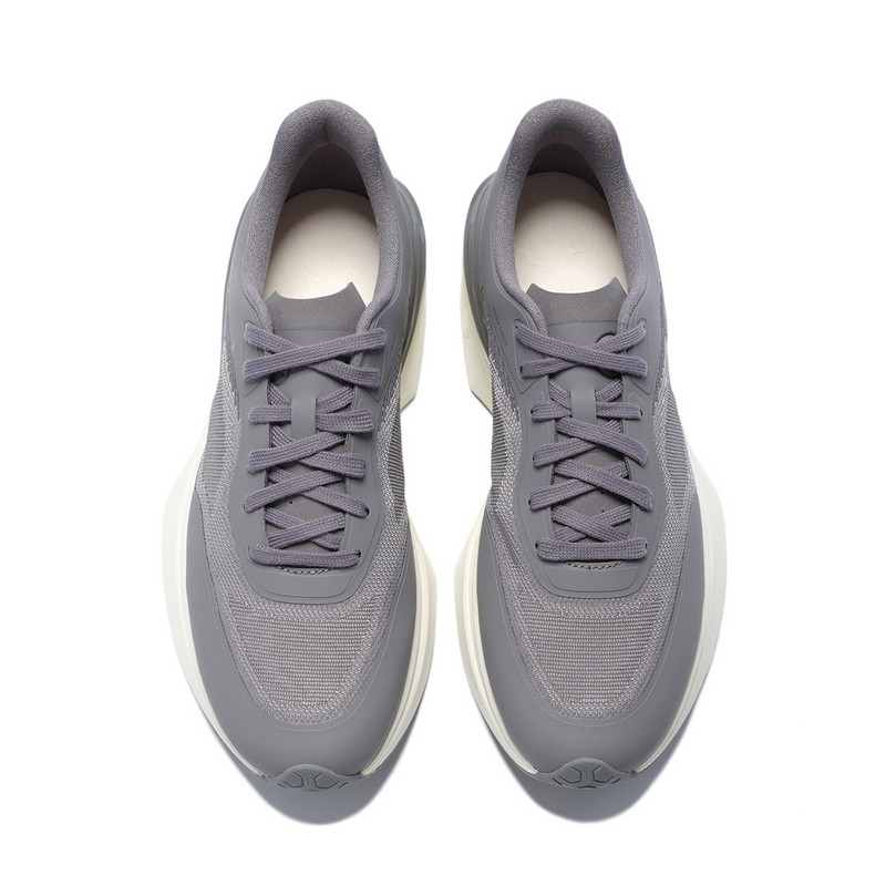 LI NING 1990 Classic Collection Dimensity Low Top Casual Shoes Men's Asphalt Gray