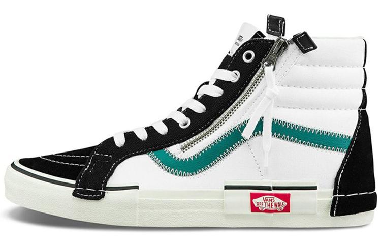 Vans SK8 HI Reissue Cap Skate Shoes Black/Green
