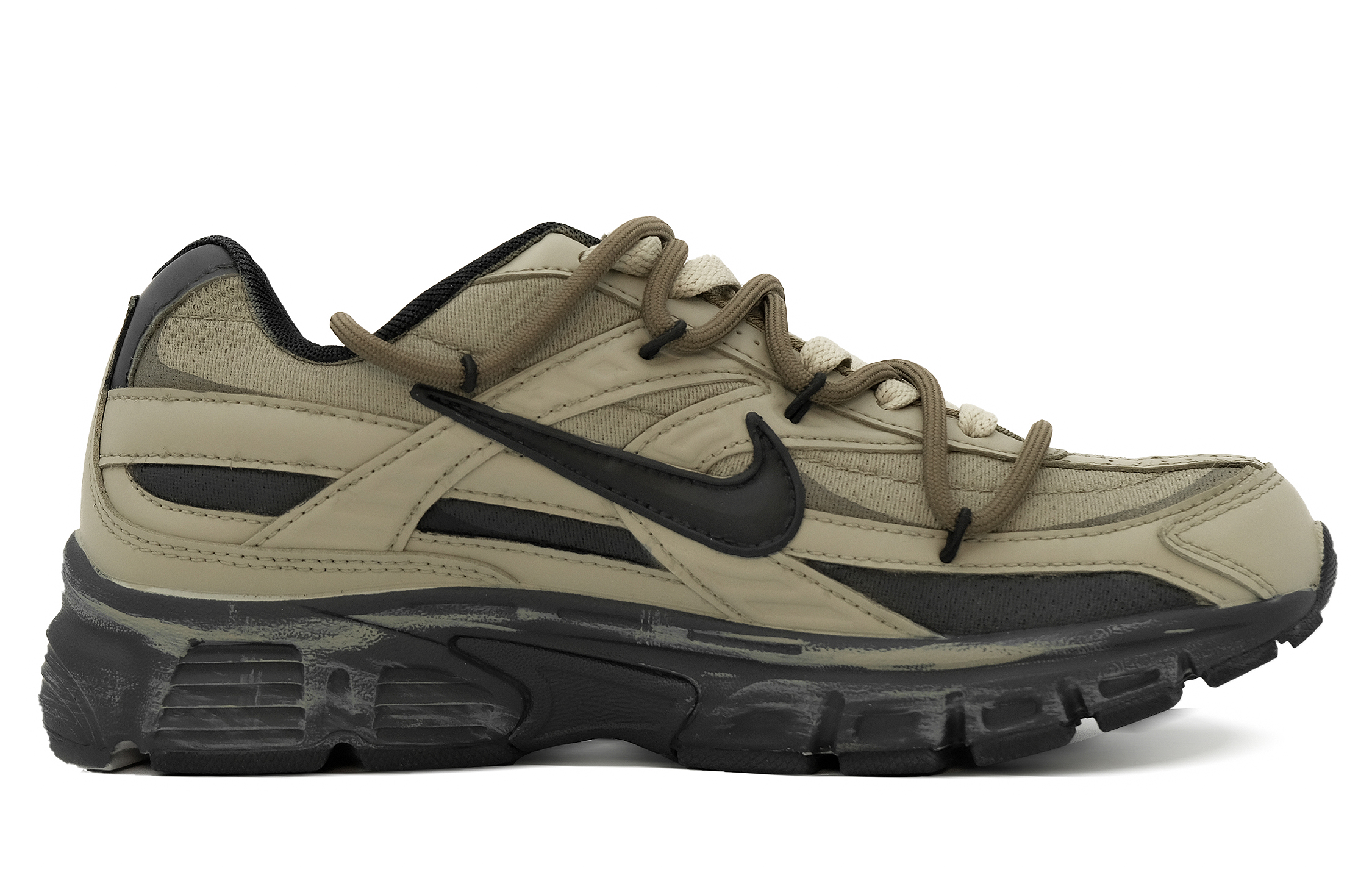 Nike Initiator Mesh, Textile Cushioning Low top Running Shoes Unisex Gray Green