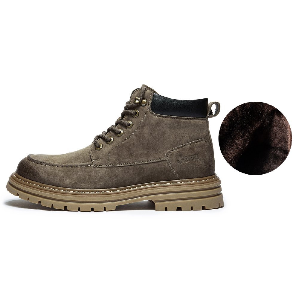 Jeep Short Martin Boot Unisex Khaki