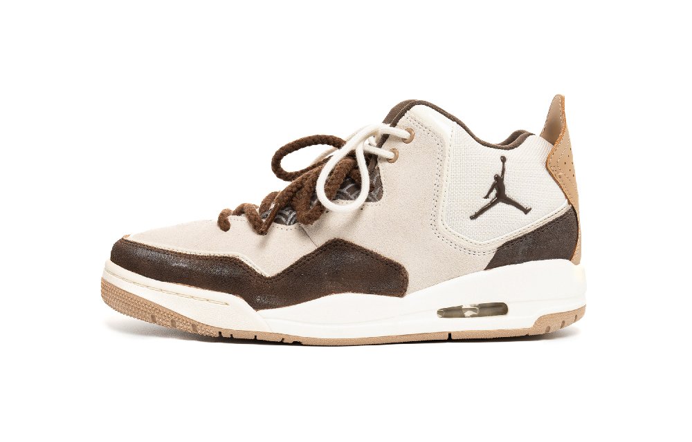 JORDAN Courtside 23 Vintage Basketball Shoes Men Mid-Top Brown