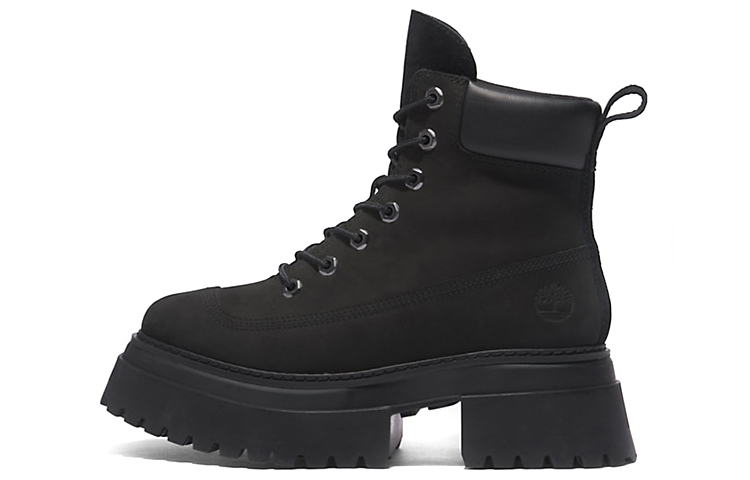 Timberland Sky 6 Inch Lace Up Boots 'Black Nubuck' Women's