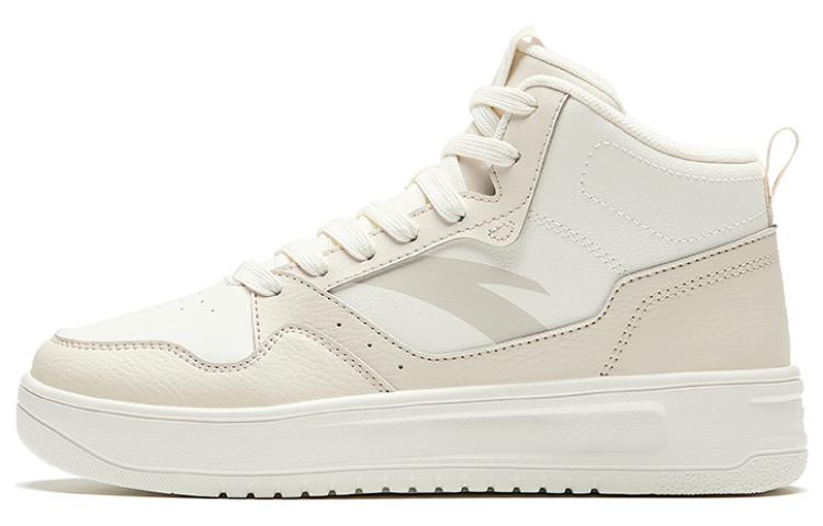 Anta Durable Breathable High-Top Skateboard Shoes Women's White
