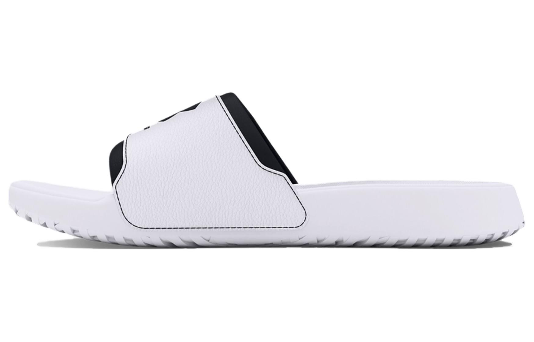 Under Armour Ignite Series Slide Slippers Men's Black White