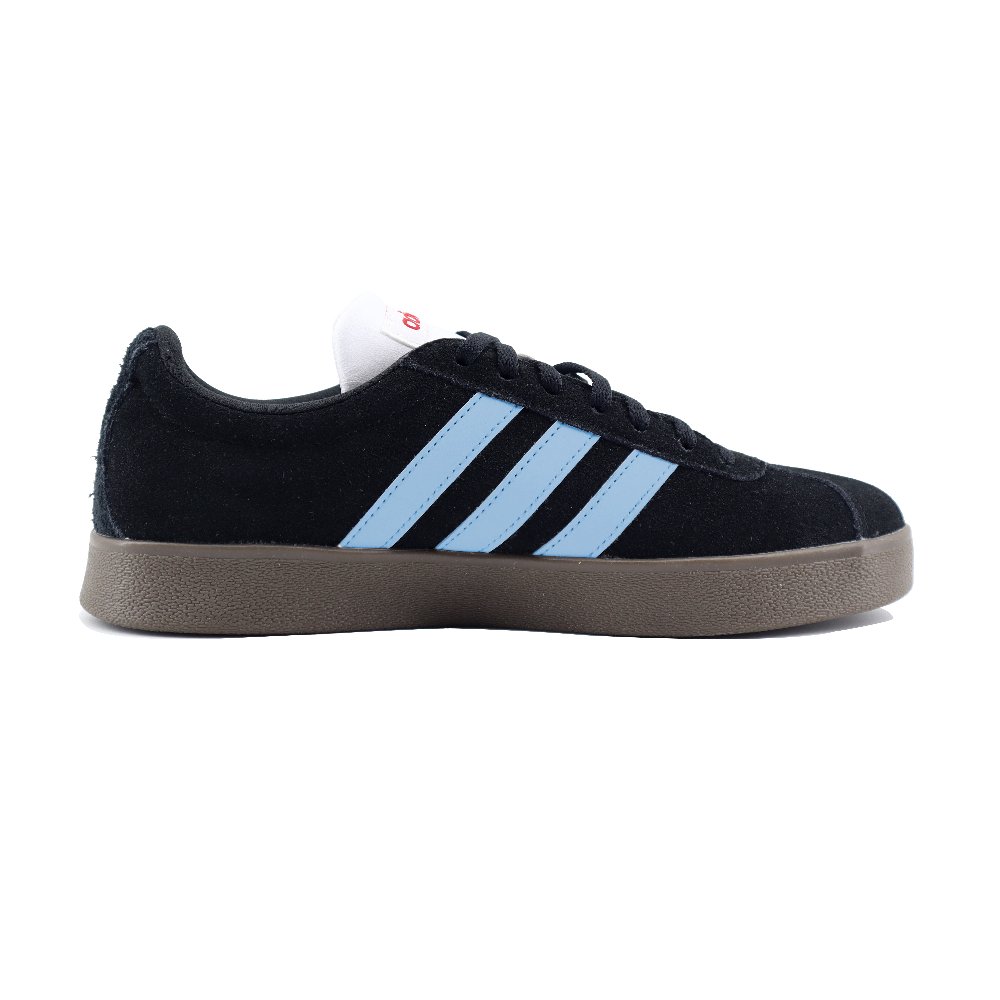 Adidas Neo VL Court 2.0 Anti Slip Wear Resistant Low Top Skateboard Shoes Unisex Black Blue