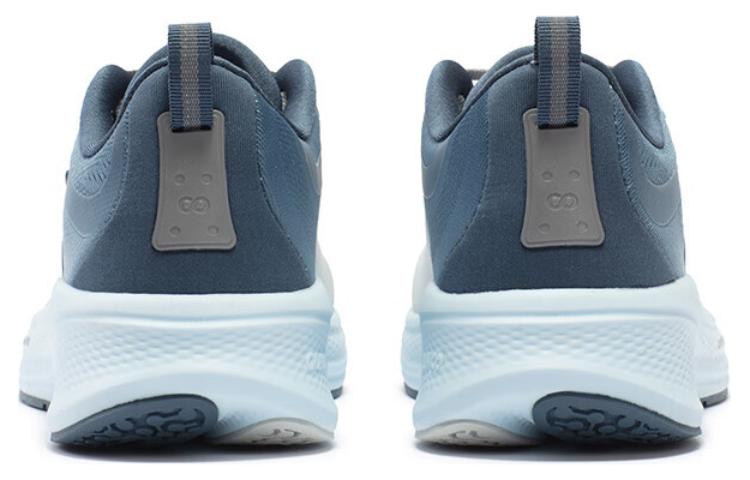 361° Flying Wing 4.0 Cushioned Slip-Resistant Low-Top Running Shoes Men's Gray Blue