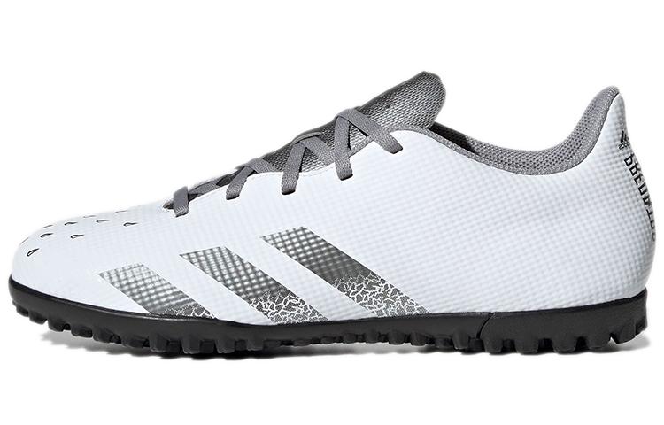 Adidas Predator Freak.4 Turf Soccer Shoes 'Cloud White Iron Metallic Solar Red'