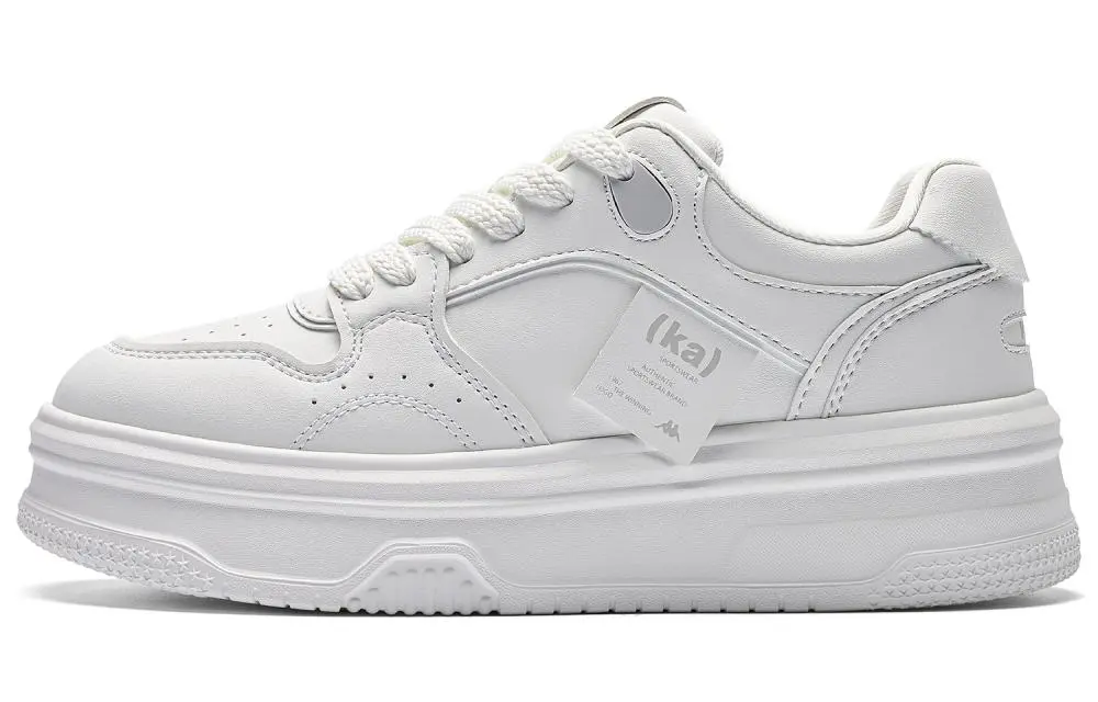 Kappa Inter City Commute Back to Back Slip Resistant Abrasion Resistant Low top Skateboard Shoes Women's White
