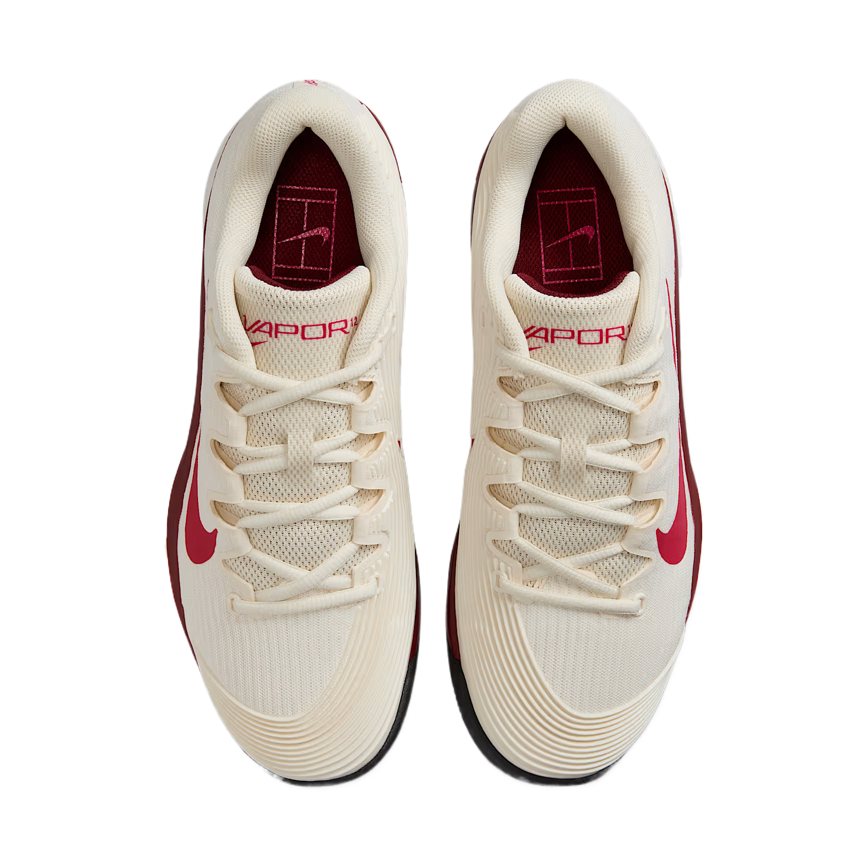Nike Vapor 12 Low Top Tennis Shoes Women's Beige Yellow купить в интернет-магазине Yoocart с быстрой доставкой по России.
