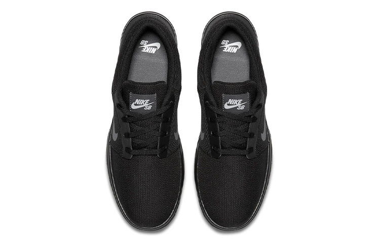 Nike Sb Portmore Ultralight Canvas Black Dark Grey White
