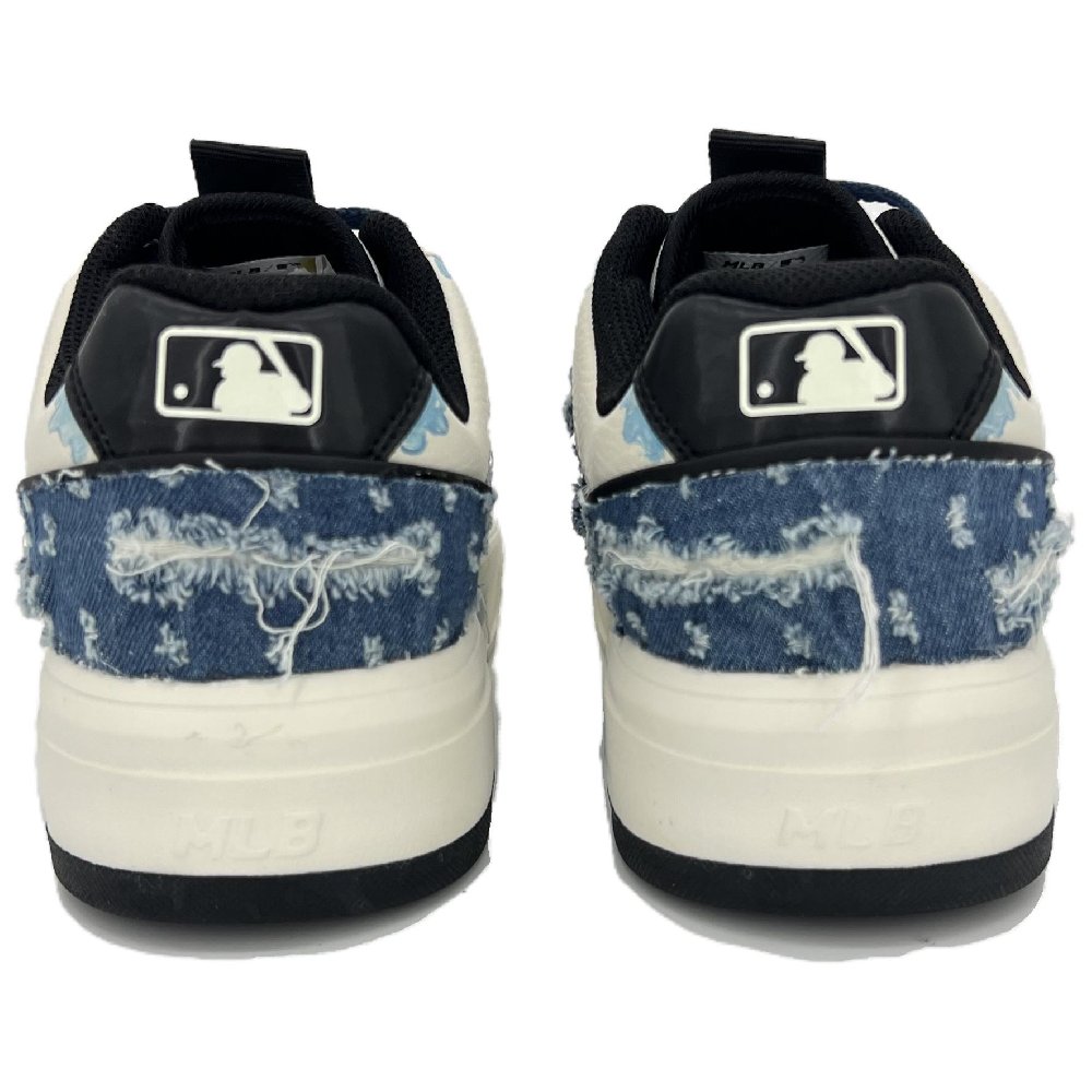 MLB Chunky Liner Anti-Slip Wear-Resistant Low-Top Skateboard Shoes Unisex Blue