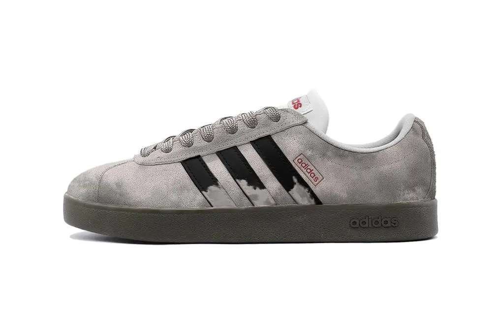 Adidas VL COURT 2.0 Low top Skateboard Shoes Unisex Gray Black