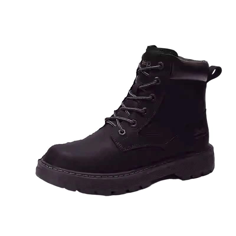Jeep Martin Boots Men's Black, Gold