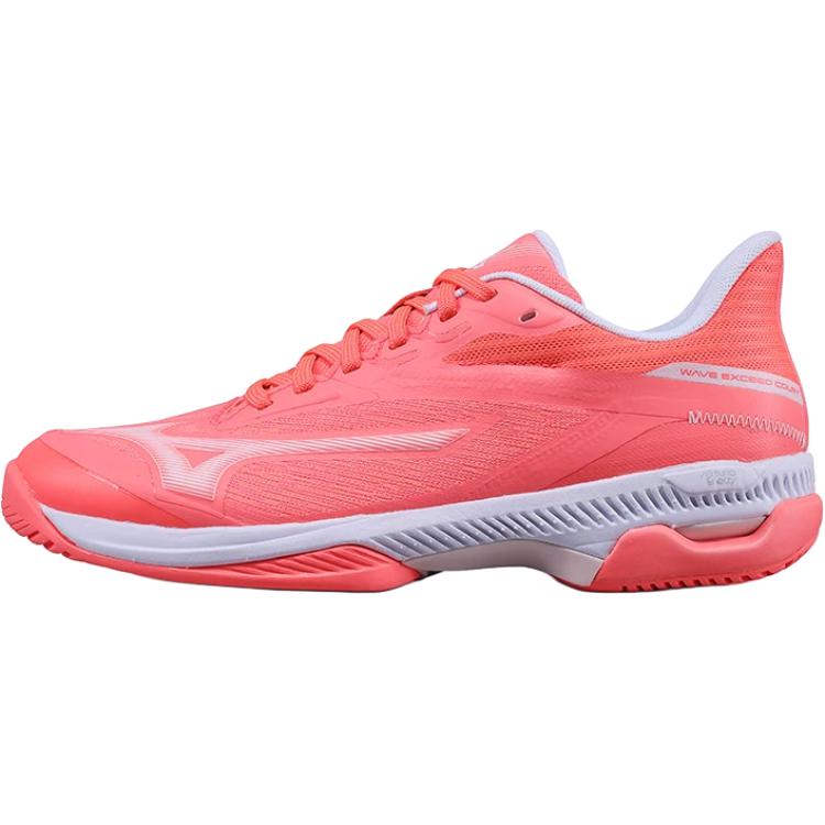 Mizuno Abrasion Resistant Breathable Coverage Support Low Top Tennis Shoes Women's Pink