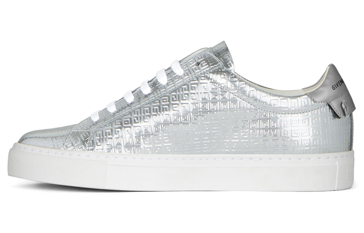 Givenchy Urban Skateboard Shoes Women's Low-Top Silver