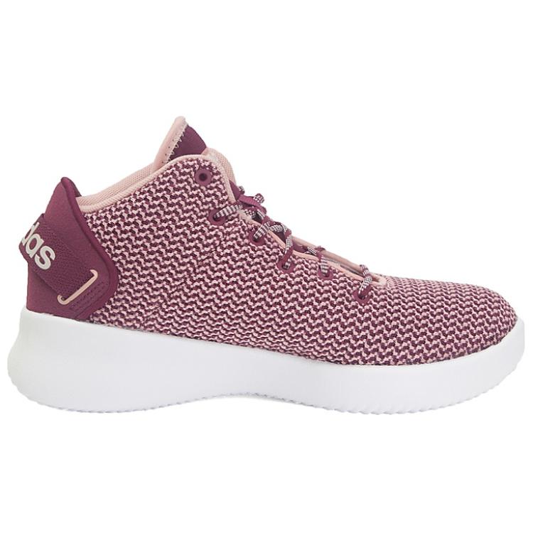 Adidas Neo Anti-Slip Wear-Resistant Mid-Top Casual Shoes Women's Red