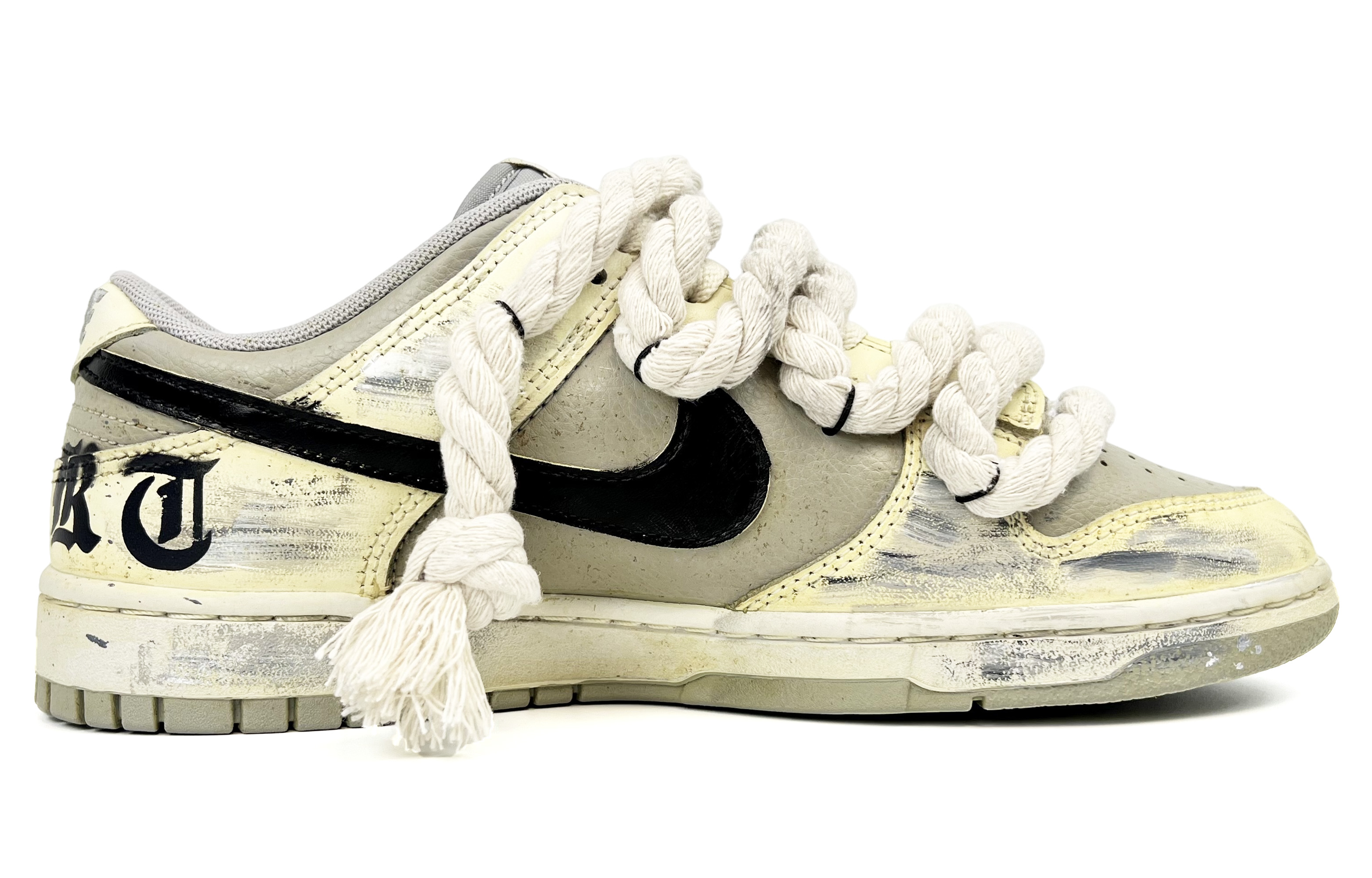 Nike Dunk Suixin, Hemp Rope Gothic, Special Shoe Box Anti Slip Wear Resistant Low Top Skateboard Shoes Men's Ecru купить в интернет-магазине Yoocart с быстрой доставкой по России.