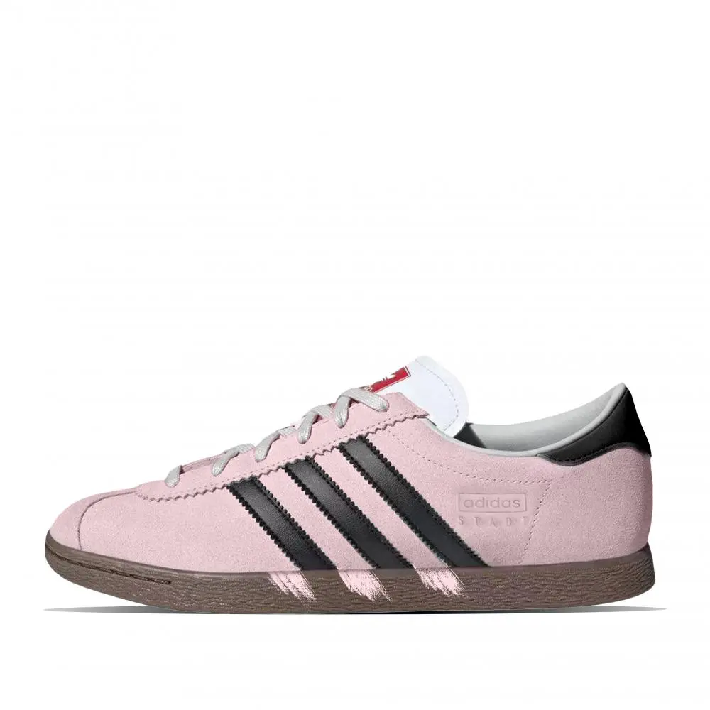 Adidas Originals Stadt Dark Night Sweetheart German Army Trainers Unisex Black Pink
