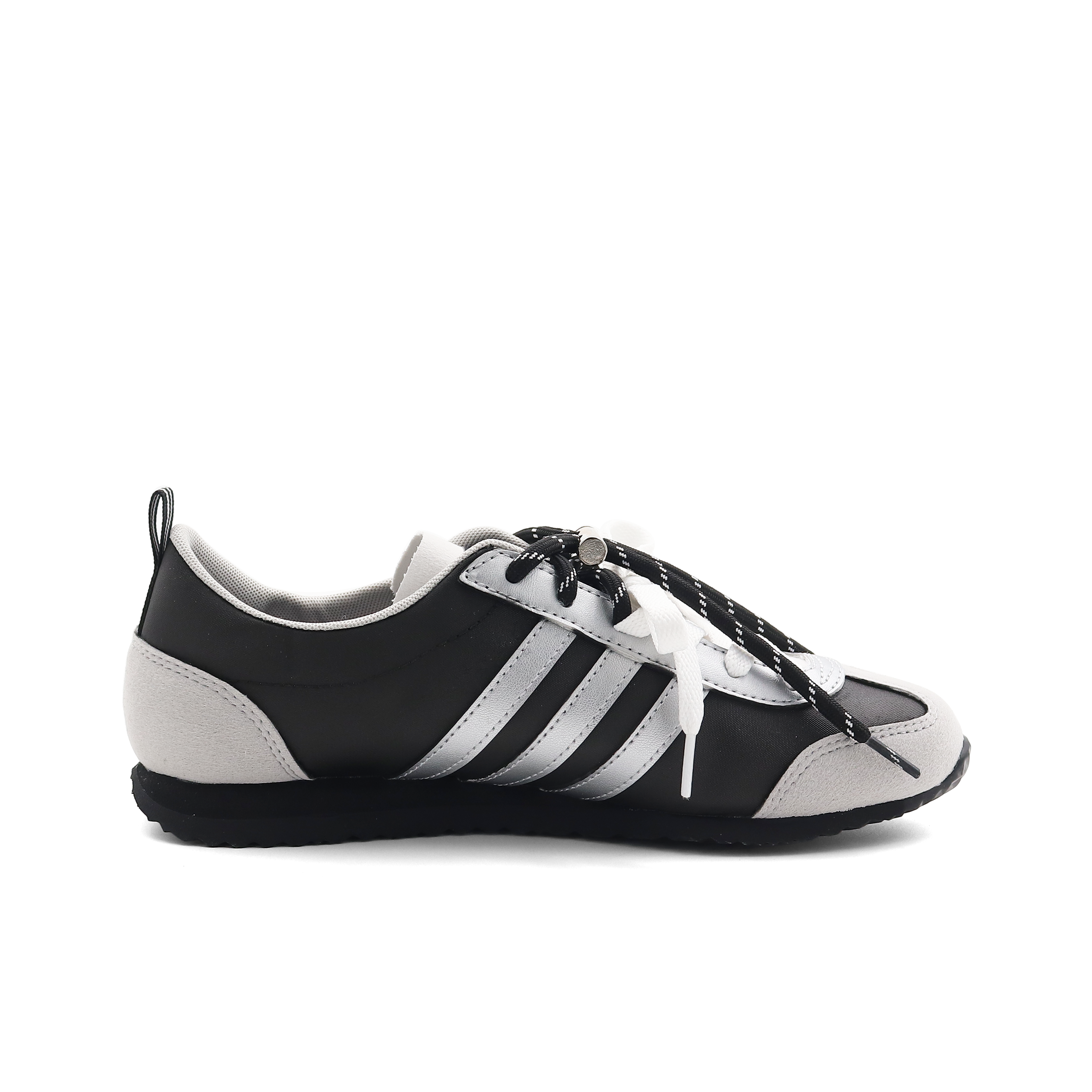 Adidas VS JOG 2.0 Naughty Doll, Silver Wings Anti Slip Wear Resistant Low Top Casual Shoes Unisex Black Silver купить в интернет-магазине Yoocart с быстрой доставкой по России.