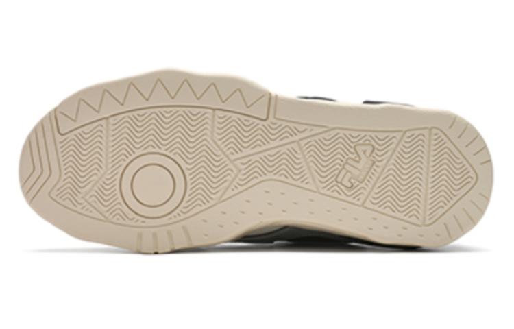 FILA FUSION KICKDX Quick-Drying Impact-Resistant Water-Resistant Low-Top Skateboard Shoes Men's Milk White Gray