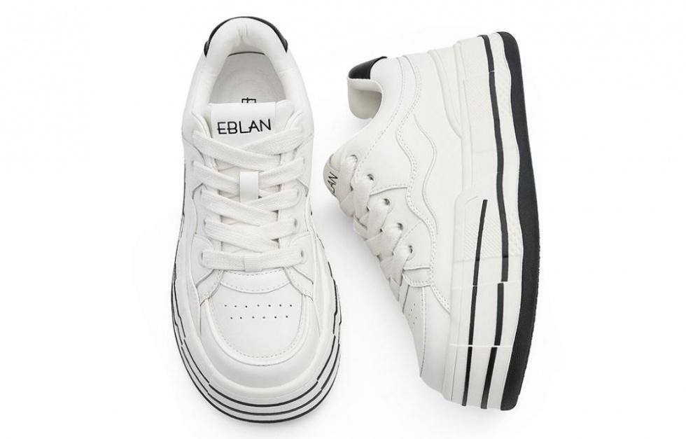 EBLAN Low-Top Casual Shoes Women's Beige Black купить в интернет-магазине Yoocart с быстрой доставкой по России.