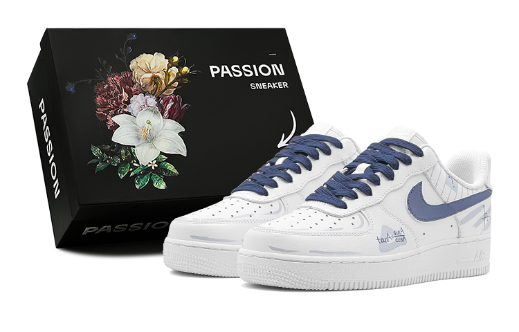 Nike Air Force 1 Force1 Air Force 1 Skateboard Shoes GS Blue White