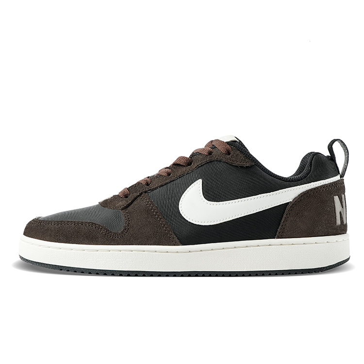 Nike Court Low-Top Skateboard Shoes Men's Black Brown