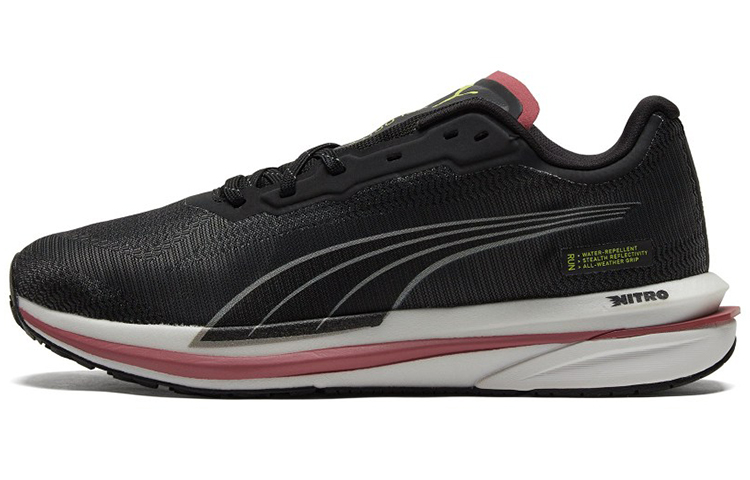 PUMA Velocity Nitro 'Black White Pink' Women's