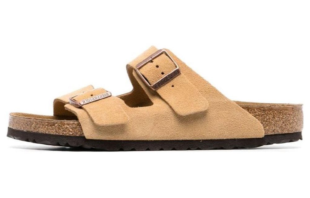 Birkenstock Arizona 'Suede Leather Latte Cream'