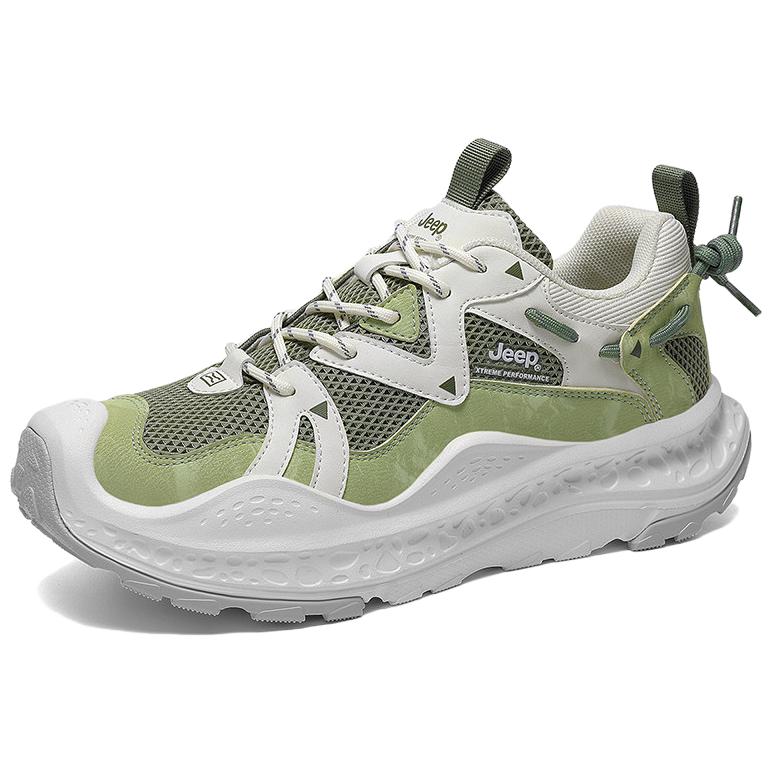 Jeep Low Top Hiking Shoes Men's Light Green купить в интернет-магазине Yoocart с быстрой доставкой по России.