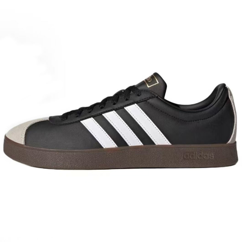Adidas Neo VL Court 2.0 Little Black Guy Low Top Skateboard Shoes Unisex Black