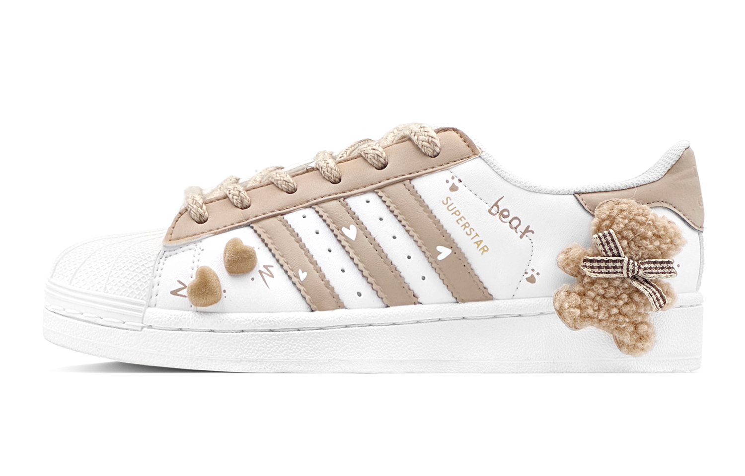 Adidas Originals SUPERSTAR Anti Slip Wear Resistant Low Top Skateboard Shoes Unisex Brown Chestnut купить в интернет-магазине Yoocart с быстрой доставкой по России.
