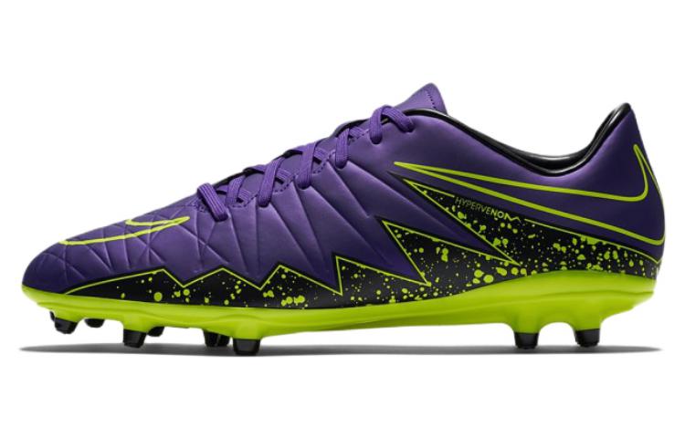 Nike Hypervenom Phelon 2 Soccer Shoes Men Low-Top Purple/Green/Black