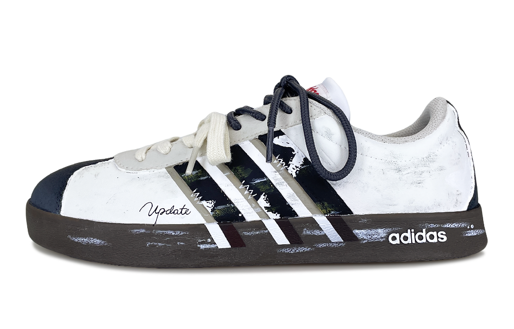 Adidas VL Court 2.0 German Army Trainers Unisex Low top Black/White/Brown
