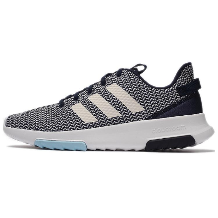 Adidas Neo Anti Slip Wear Resistant Low Top Casual Shoes Men's White