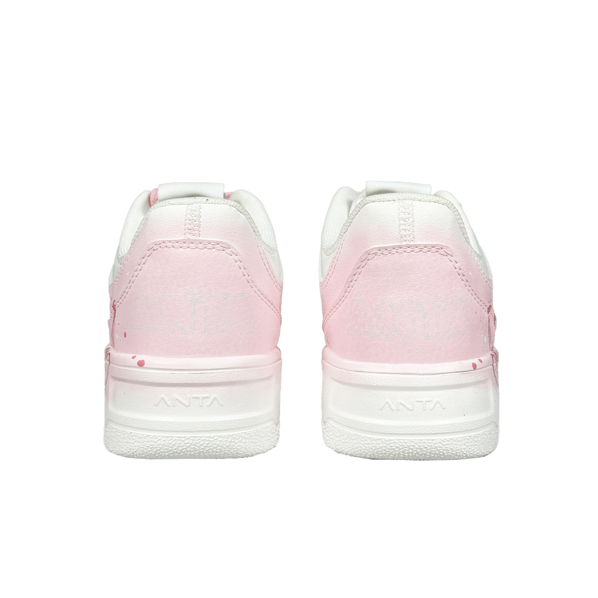 Anta Life Collection Slip Resistant Cushioning Abrasion Resistant Low Top Skateboard Shoes Women's Pink White купить в интернет-магазине Yoocart с быстрой доставкой по России.